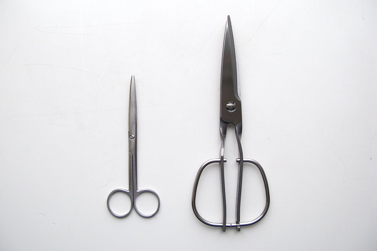 キッチンで大活躍 | 分解できる2種類のはさみ