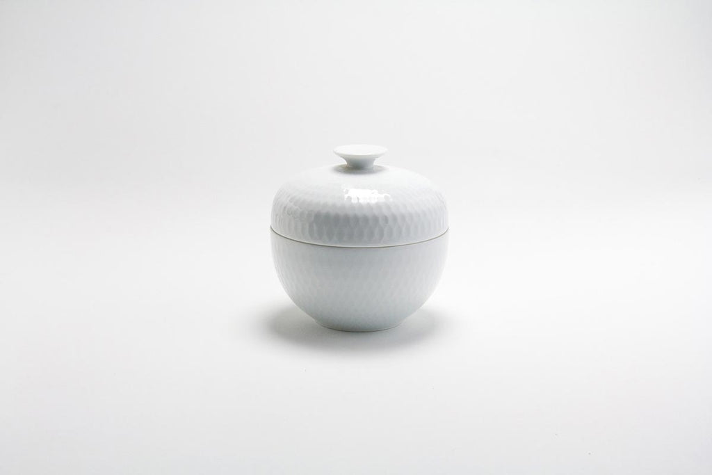 224porcelain(224ポーセリン) 備前吉田焼 ダイヤ彫 蓋物