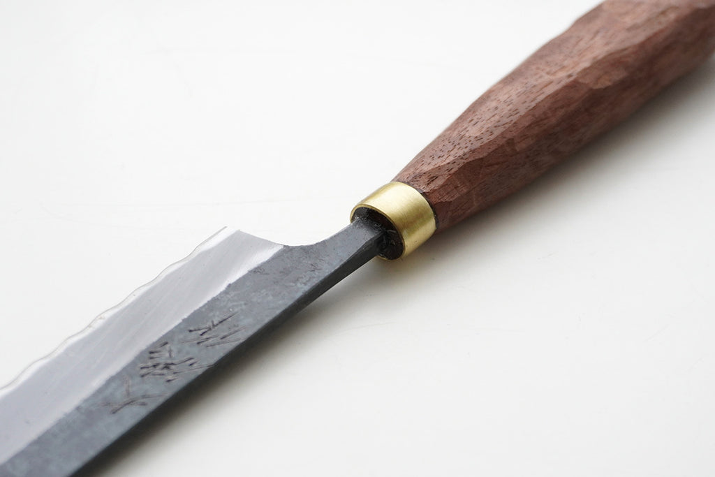 鍛冶職人 赤畠大徳 黒打パン切り包丁 120mm