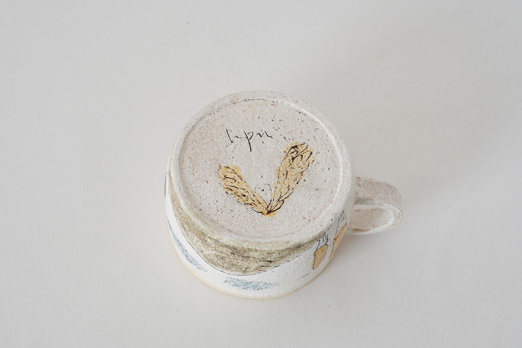 hapun pottery ほのぼの マグカップ