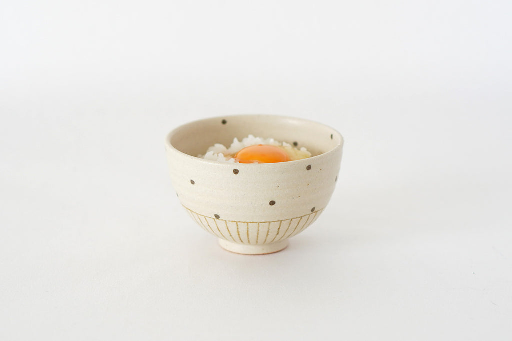 穂屋工房 めし碗 ドット柄