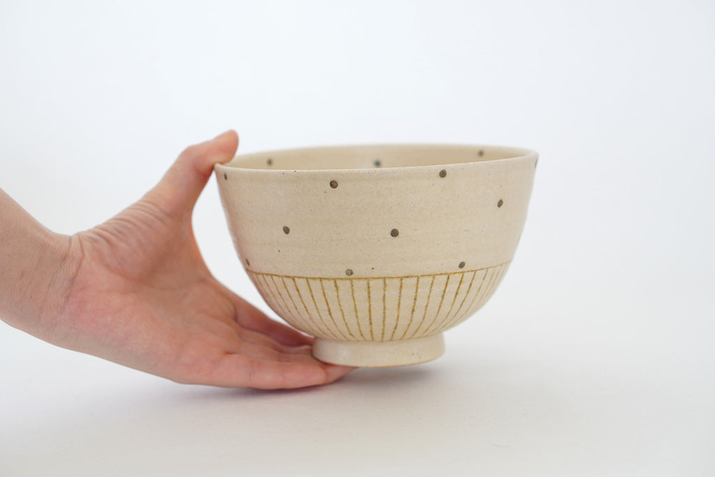 穂屋工房 どんぶり ドット柄