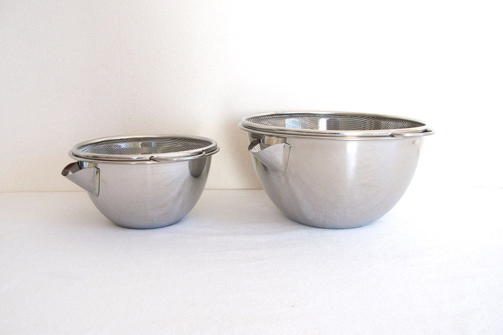 Kajitonya | Horizontal mouth bowl colander set