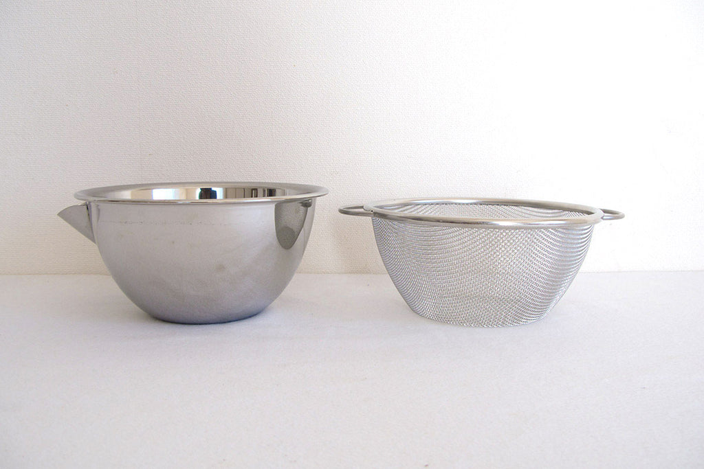 Kajitonya | Horizontal mouth bowl colander set