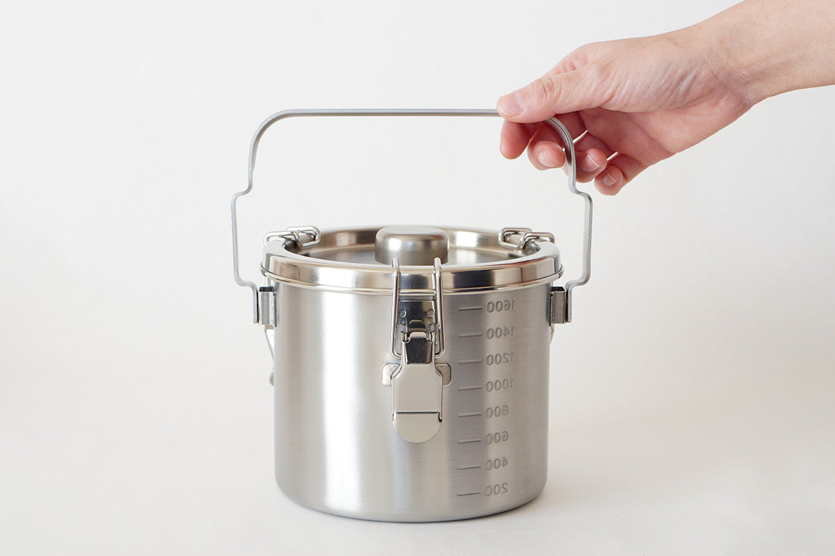 仔犬印 ｜ 丸給食缶ミニ 保存容器 給食缶ミニ 日本製 燕三条製
