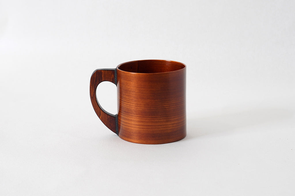 小坂屋漆器店 摺り漆 曲げわっぱマグカップ