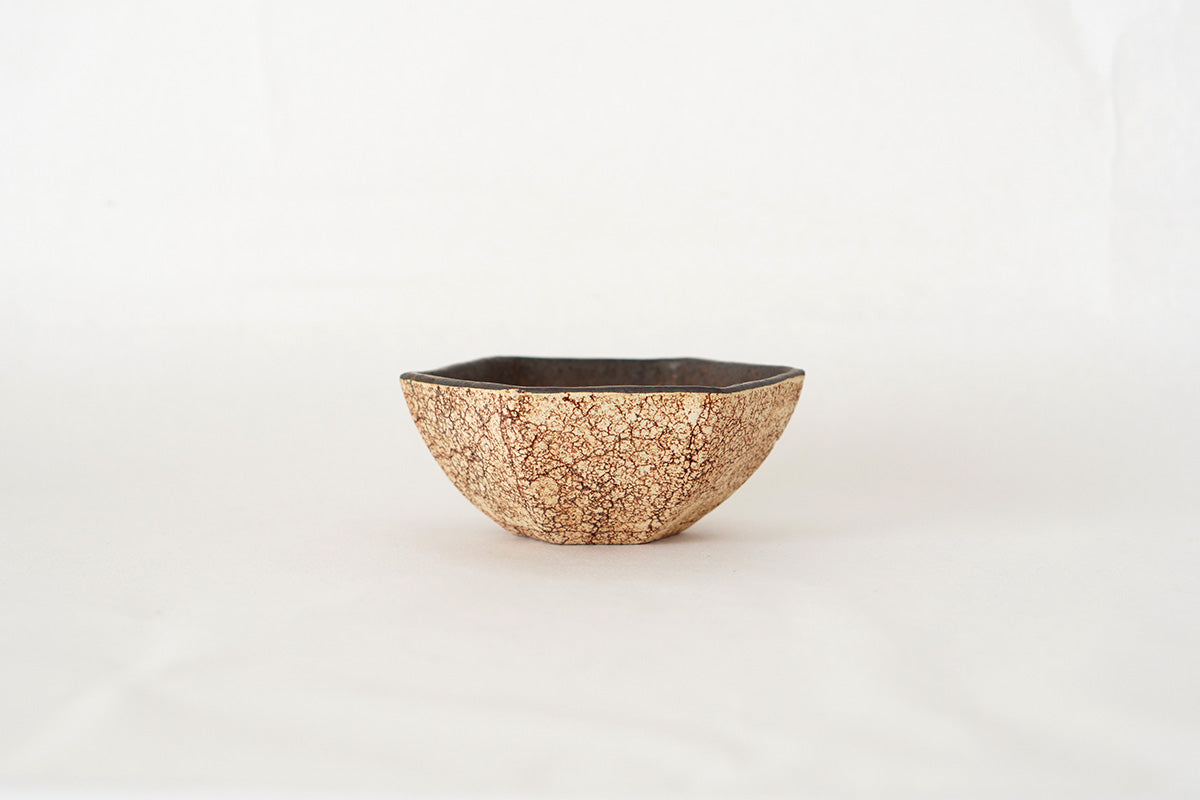 Masayoshi Nakagawa | Cork hexagonal small bowl, gold