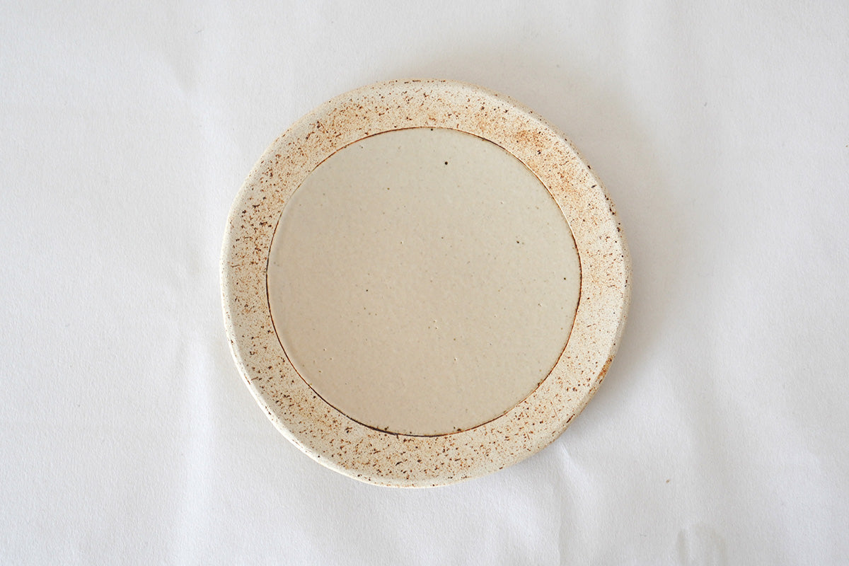 中川雅佳 | スクラッチ 丸皿 白