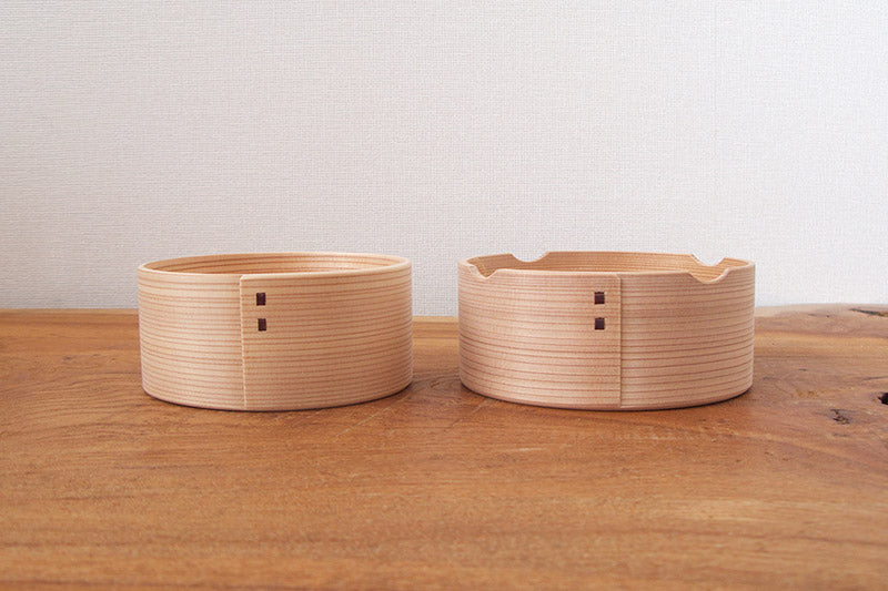 兎小屋 曲げわっぱ 弁当箱 月の頃 丸型(小)