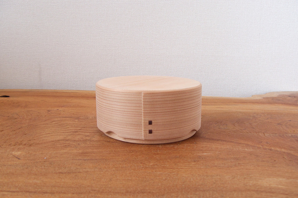 兎小屋 曲げわっぱ 弁当箱 月の頃 丸型(小)