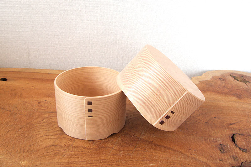 兎小屋 曲げわっぱ 弁当箱 晦 丸型(大)