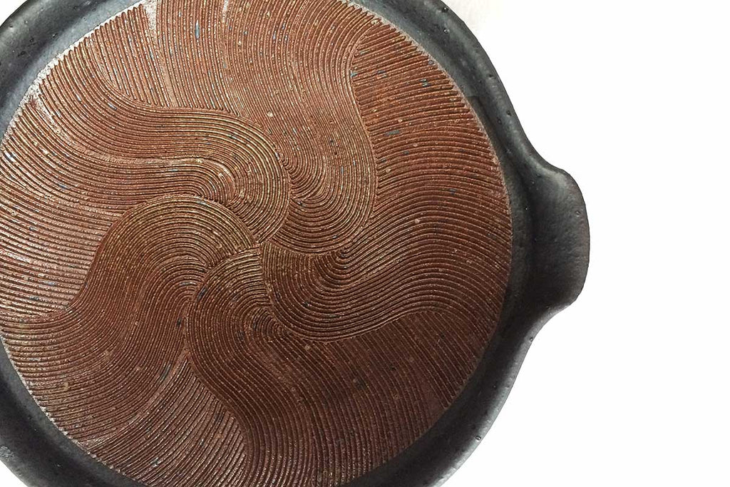 山只華陶苑 すり鉢 鉄クロ JUJU mortier