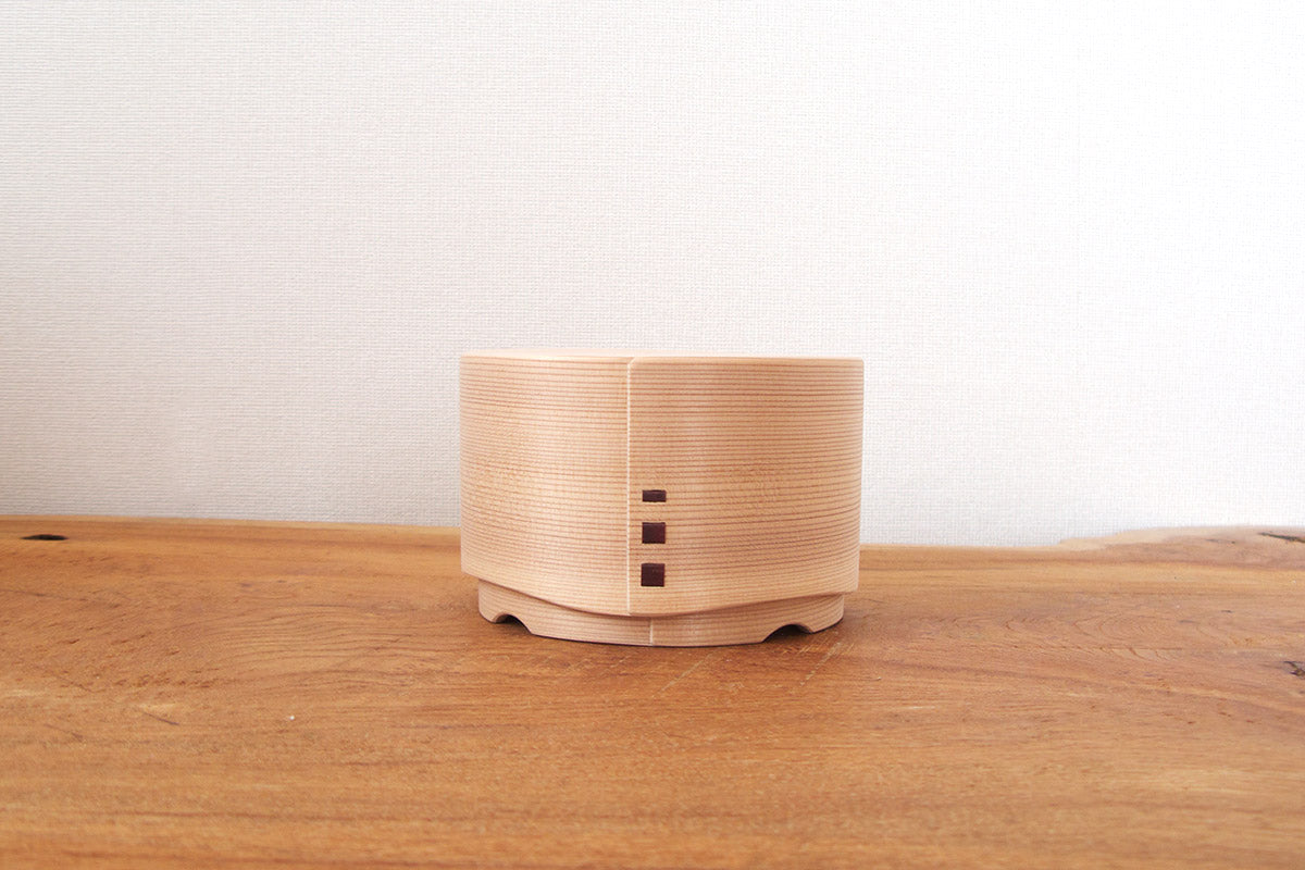兎小屋 曲げわっぱ 弁当箱 晦 丸型(大)