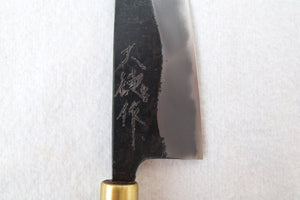 鍛冶職人 赤畠大徳 黒打ペティナイフ 120mm