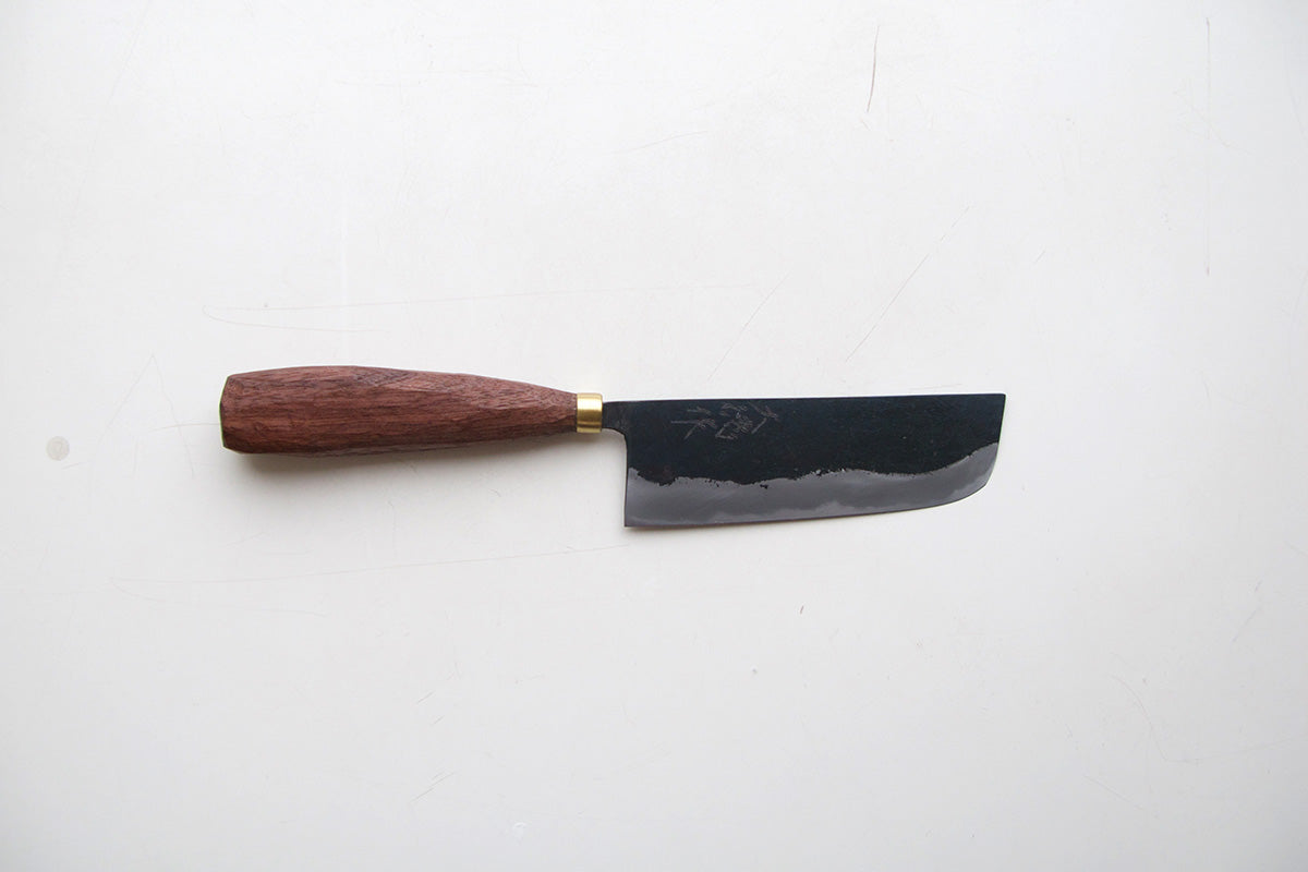 赤畠大徳 ｜ 黒打菜切包丁 120mm 鍛冶職人 菜切り 包丁 打刃物 鍛冶安大徳