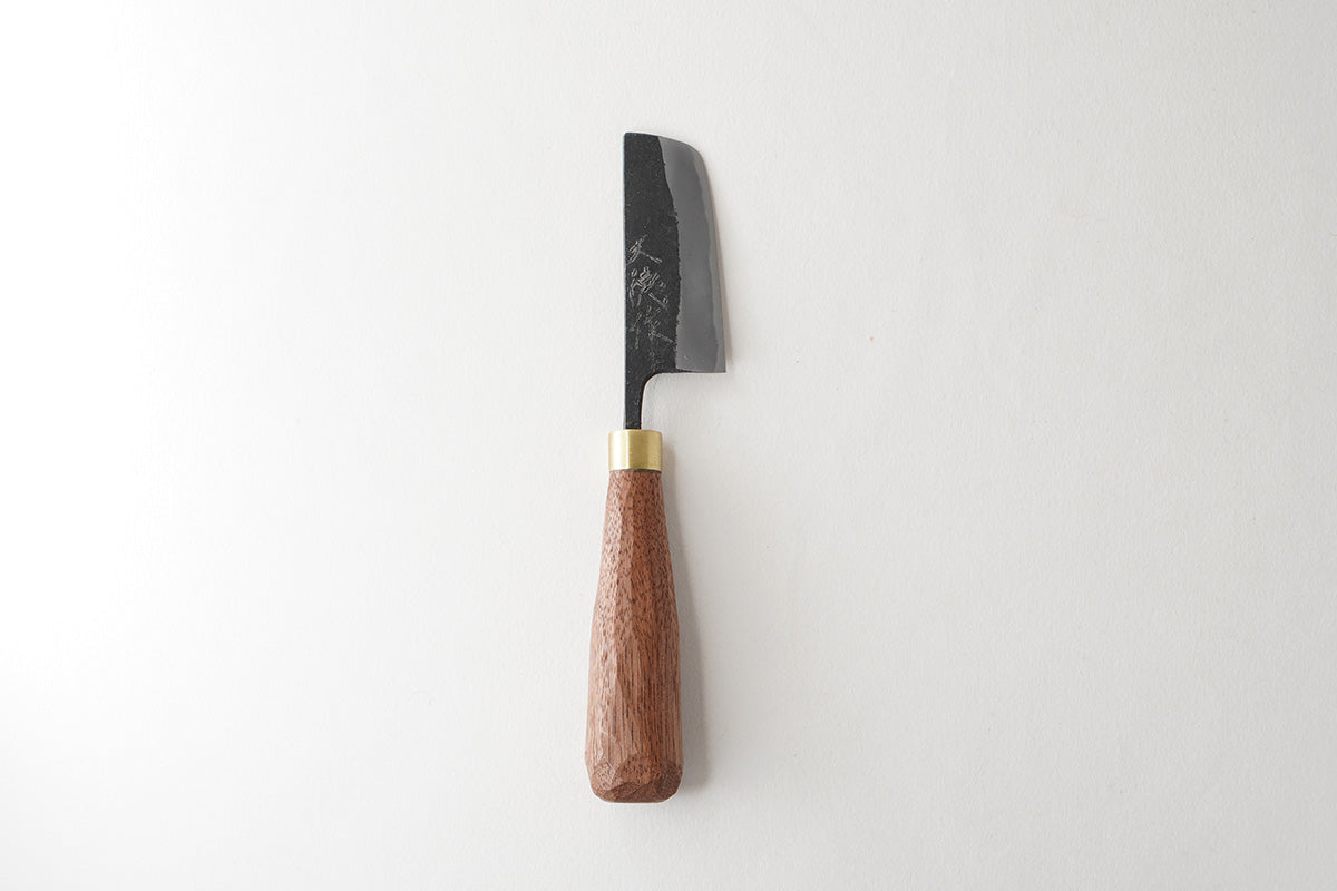 赤畠大徳 ｜ 黒打coro包丁 菜切型 60mm 鍛冶職人 包丁 小さな包丁 打
