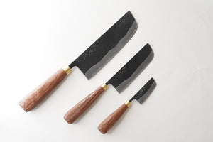黒打ちペティナイフ 100mm 赤畠大徳 赤畠大徳 ｜ 黒打ペティナイフ 120mm 鍛冶職人 ペティ 包丁 打刃物