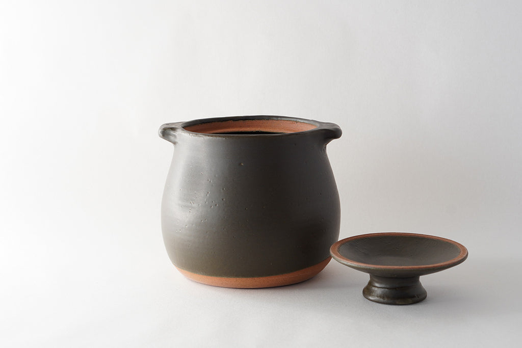 胜文马场陶艺工作室｜汤锅黑色
