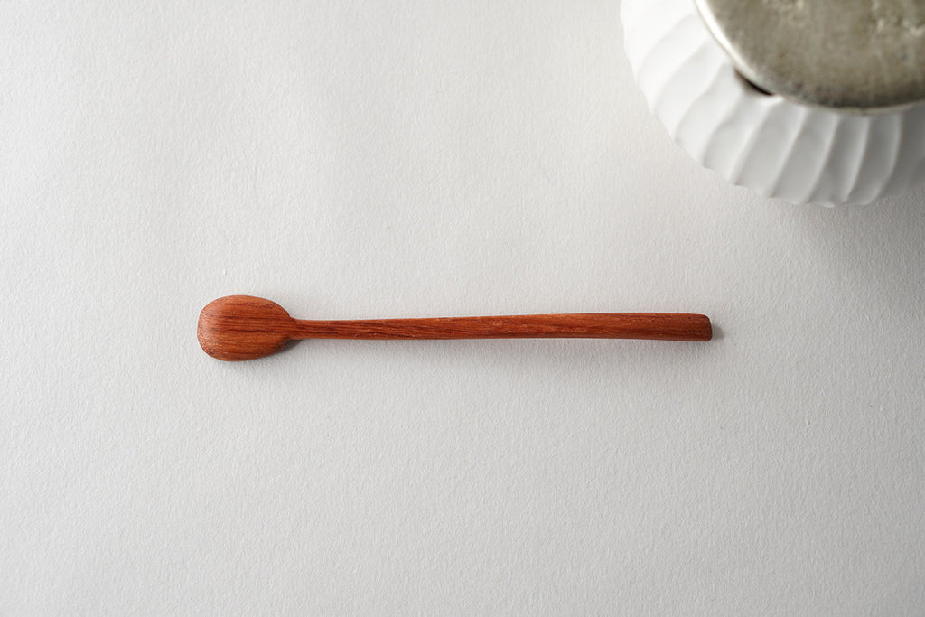 馬場勝文陶工房 ｜ 白磁マット すずふたシュガーポット 匙付き［丸］