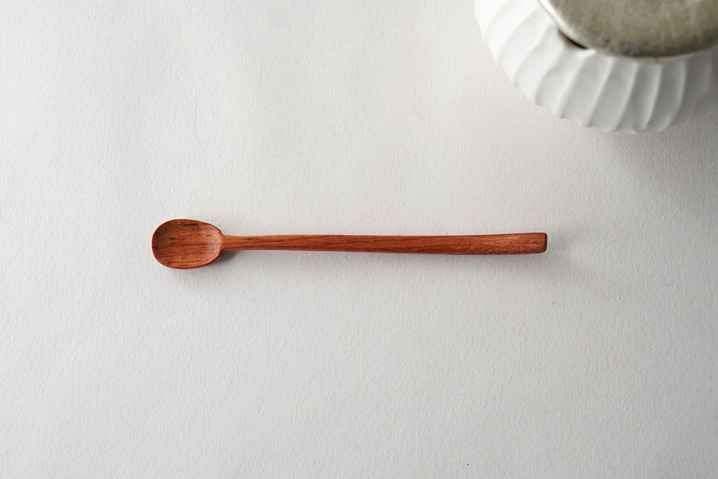 馬場勝文陶工房 ｜ 白磁マット すずふたシュガーポット 匙付き［丸］