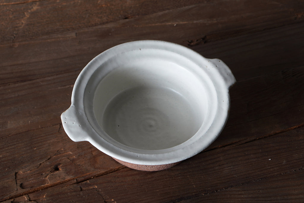 古谷製陶所 ｜ 白釉 耐熱グラタン皿 14cm