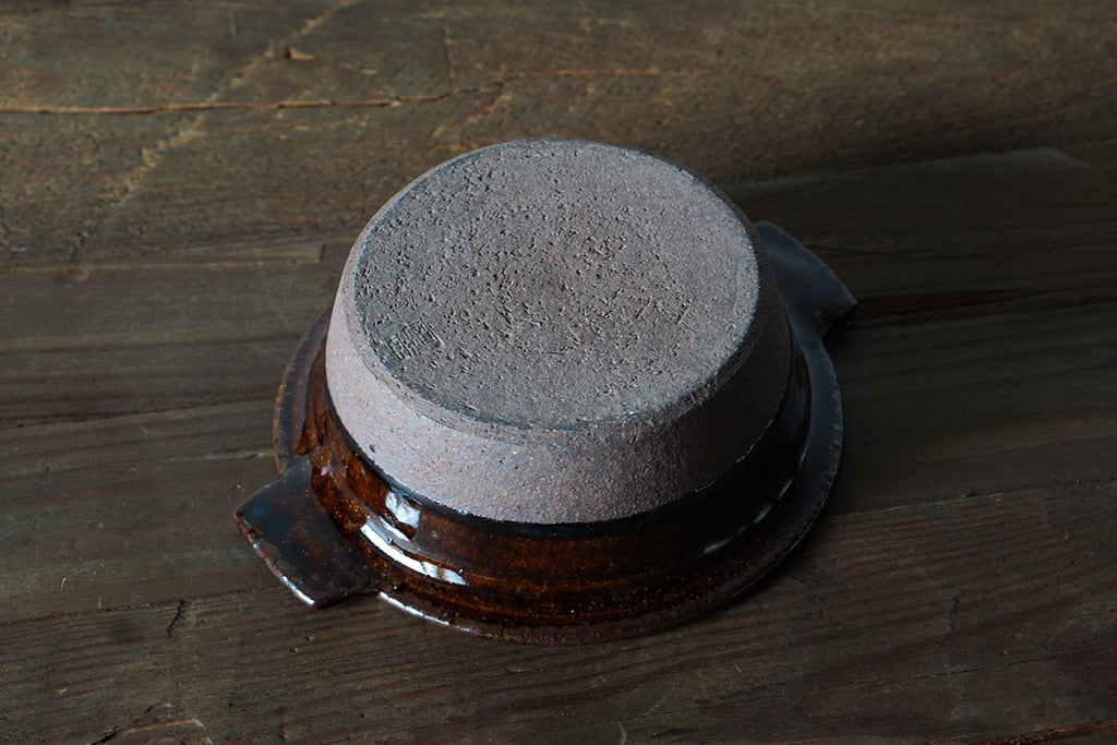 古谷製陶所 ｜ アメ釉 耐熱グラタン皿 14cm