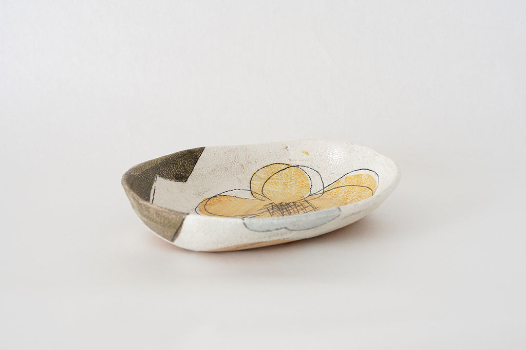 hapun pottery カレー・パスタ皿［楕円］