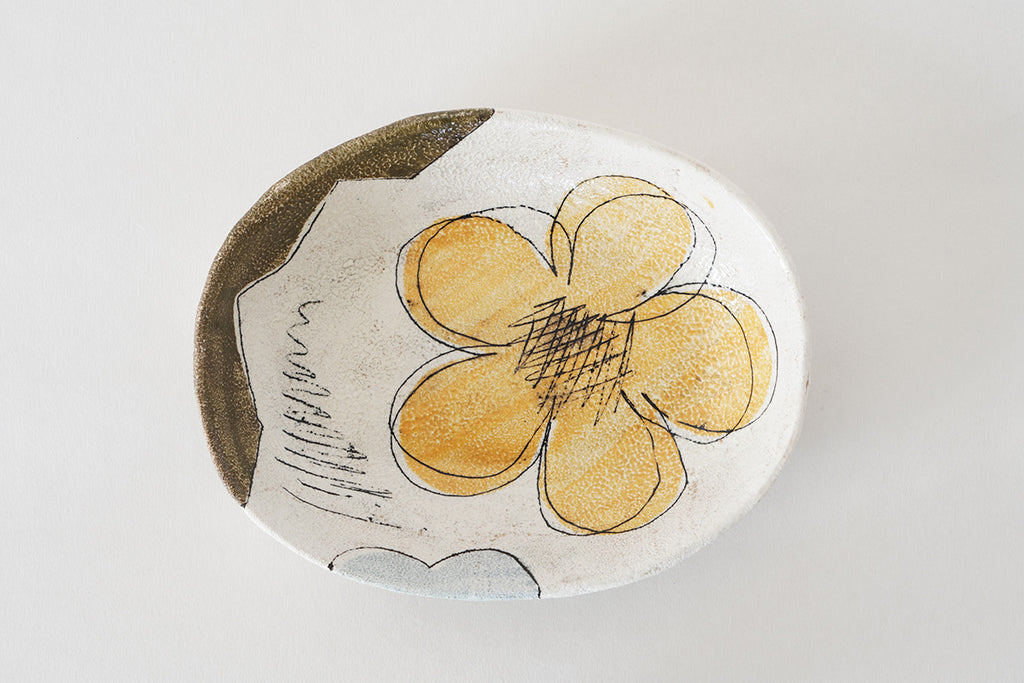 hapun pottery カレー・パスタ皿［楕円］