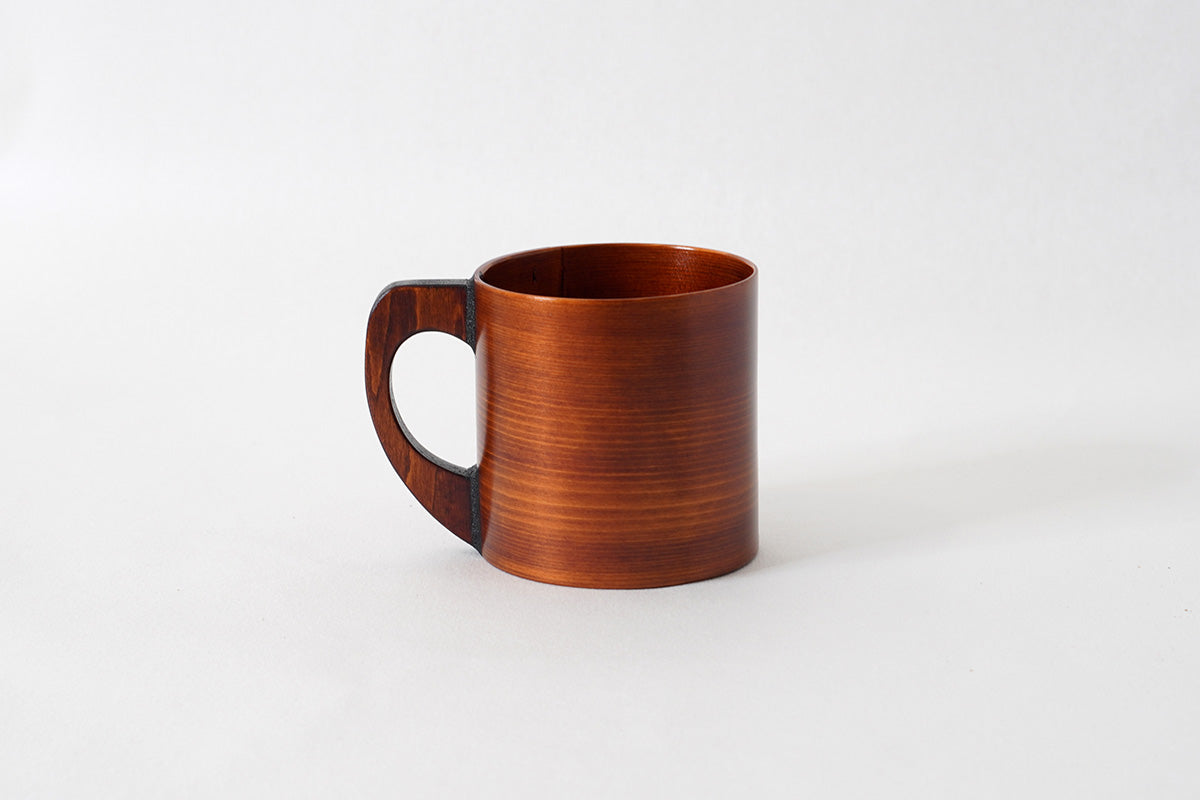 小坂屋漆器店 摺り漆 曲げわっぱマグカップ