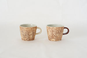 中川雅佳 ｜ コルク 面取コーヒーカップ 茶