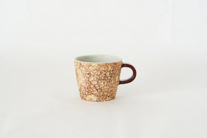 中川雅佳 ｜ コルク 面取コーヒーカップ 茶