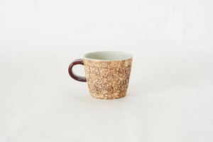中川雅佳 ｜ コルク 面取コーヒーカップ 茶