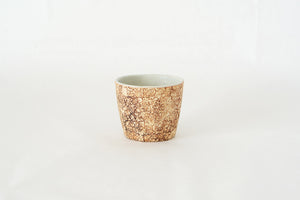 中川雅佳 ｜ コルク 面取コーヒーカップ 茶