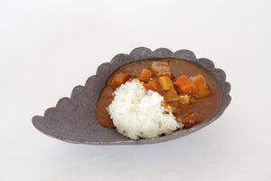 鈴木史恵 カレー皿 ペイズリー 鉄