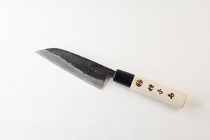 まめもち 様 ご依頼品：骨切り包丁 刃渡り 尺 サイズ 別注 黒檀鞘 梅木本種子鋏製作所 ｜ 種子包丁 小 12cm
