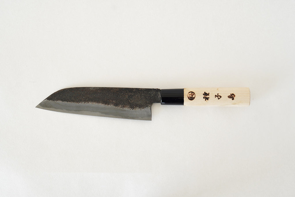 梅木本種子鋏製作所 ｜ 種子包丁 小 15cm 黒打ち仕上げ