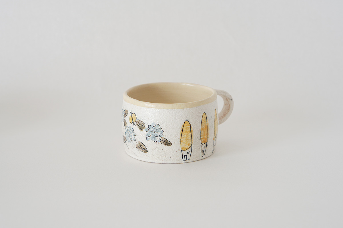hapun pottery ほのぼの マグカップ